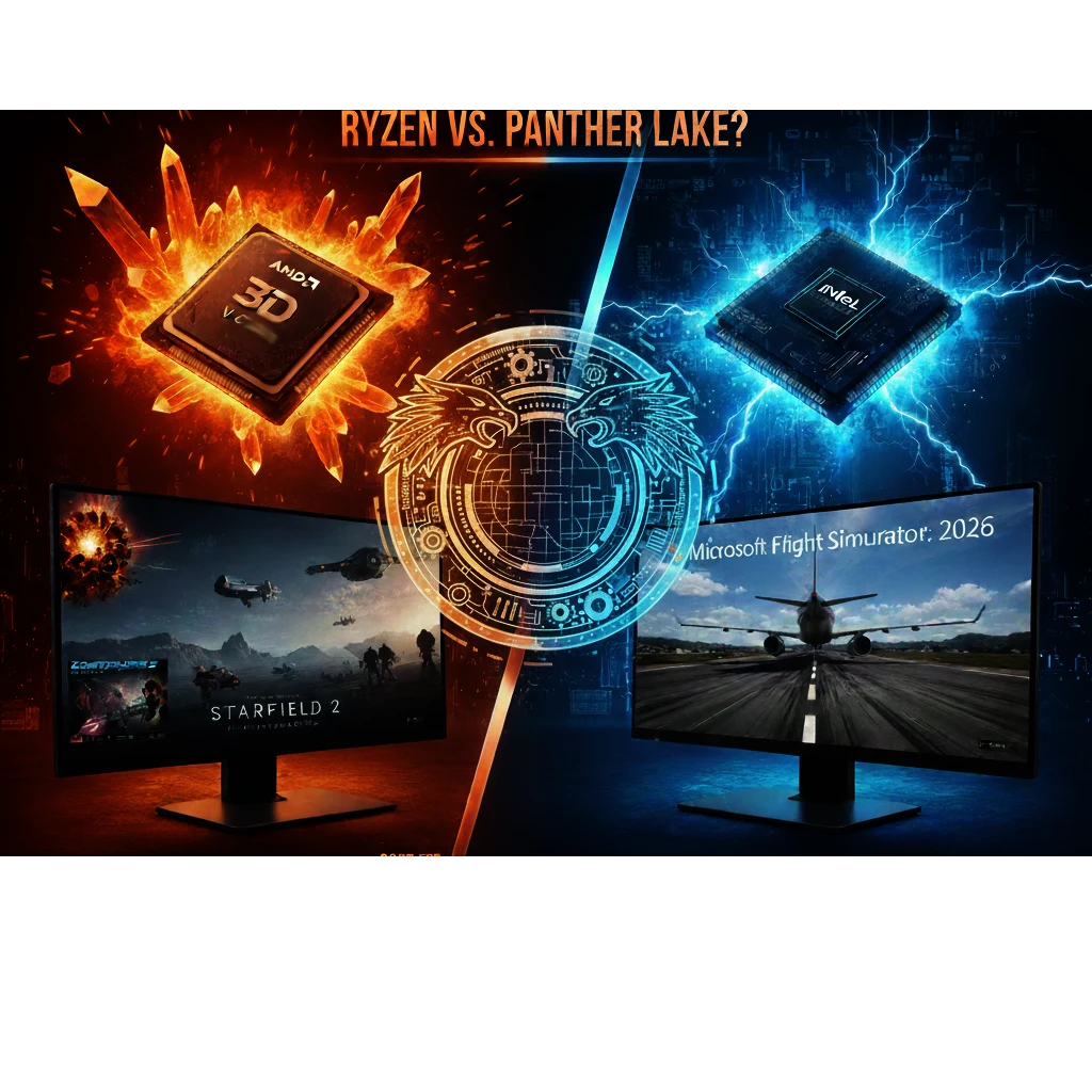 Какой игровой процессор лучше: Ryzen 9850X3D или Panther Lake?