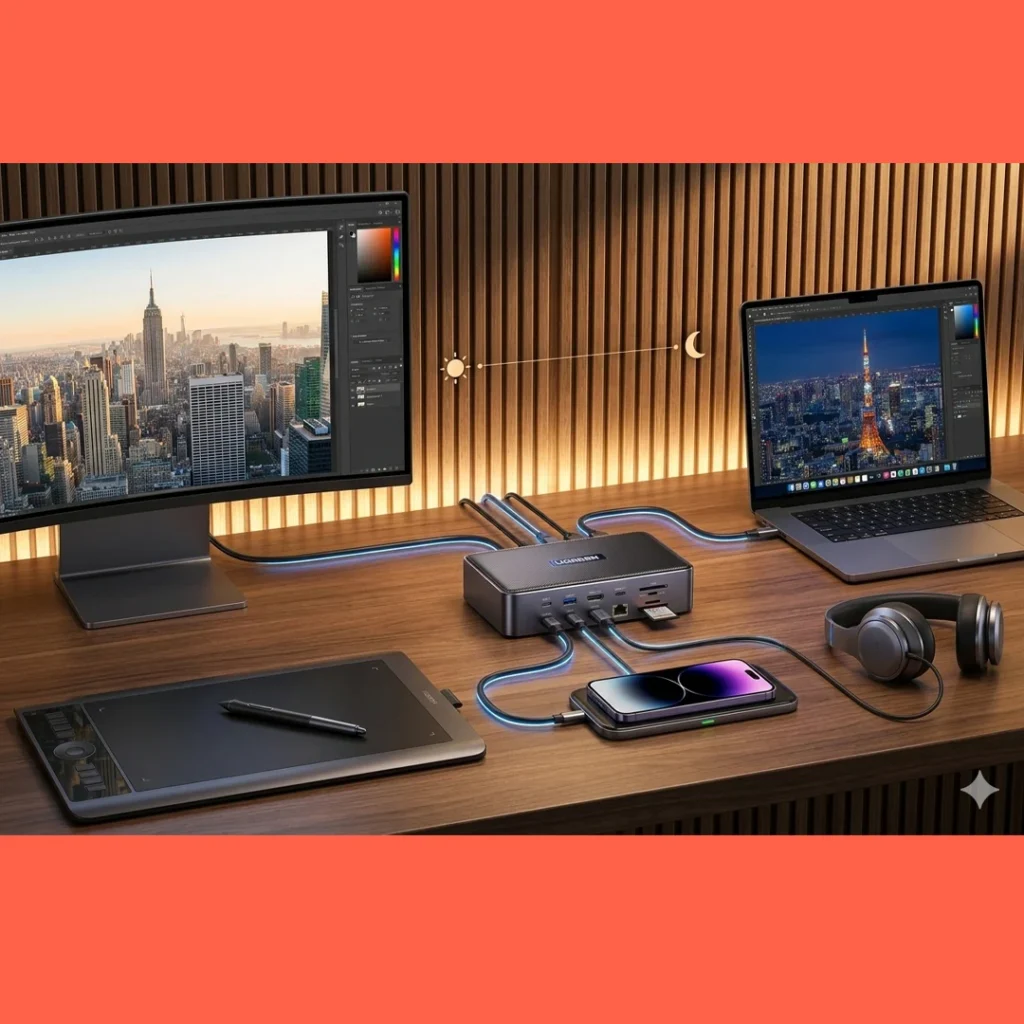  UGREEN Maxidok 17 в 1 с поддержкой Thunderbolt 5